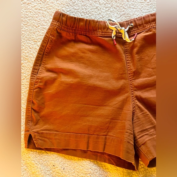 Topo Designs Dirt Shorts Women’s Hiking Casual Versatile - L - Brick Orange - Picture 4 of 13